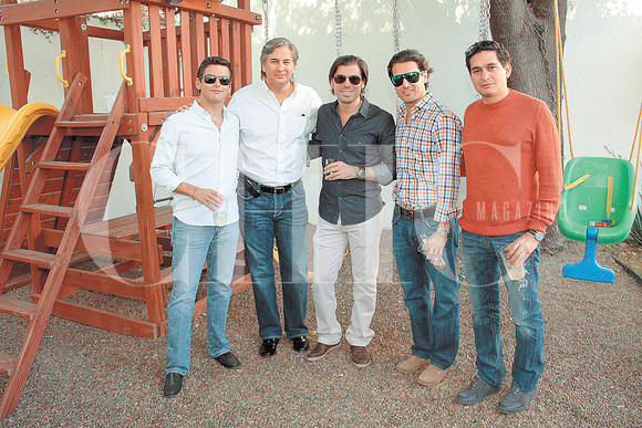 José Antonio Fernández, Gerardo Sánchez, Morice Zablah, Alberto Villarreal y Jesús Acosta