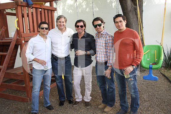 José Antonio Fernández, Gerardo Sánchez, Morice Zablah, Alberto Villarreal y Jesús Acosta