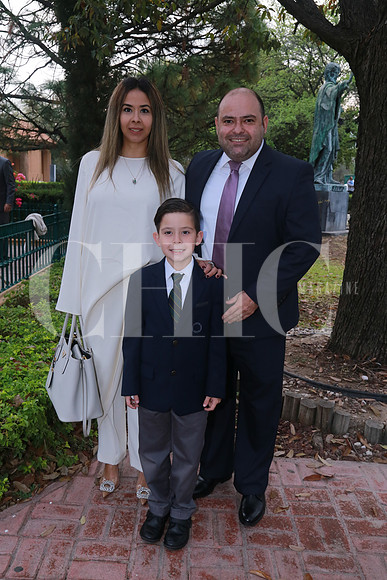 Laura Plascencia, Mauricio Guerra y Mateo Guerra