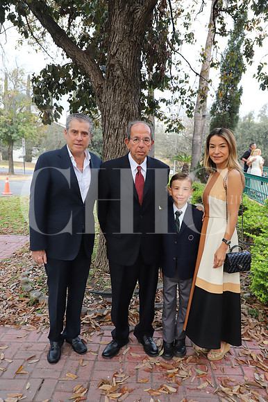 Fernando Cordero, Hugo Yañez, Cynthia Yañez y Fernando Cordero