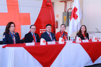 Bárbara Barceló de Nader, Carlos Fernández, Samuel García, Mariana Rodríguez y Alejandra Carranza