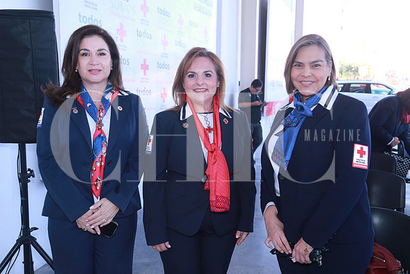 Bárbara Barceló de Nader, Claudia González de Romero y Liliana Campos