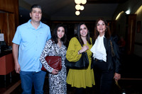 Adrián Martínez, Cristina Villarreal de Martínez, Katy Villarreal y Olga De la Garza