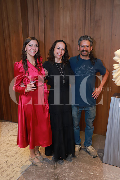 Ana Abson, Gabriela Salinas y Diego Gutierrez