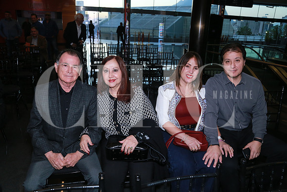 Eloy Cavazos, Mary Galindo de Cavazos, Magda de Cavazos y Eloy Cavazos