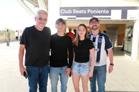 César Lujar, Santiago Lujan, Mafer Lujan y César Lujan
