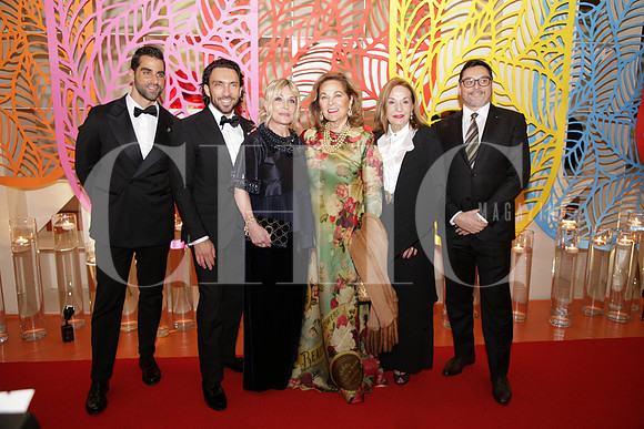 German Sesma, Bernardo Noval, Cordelia Cortés, Liliana Melo, Blanca Melo y Manuel Camelo