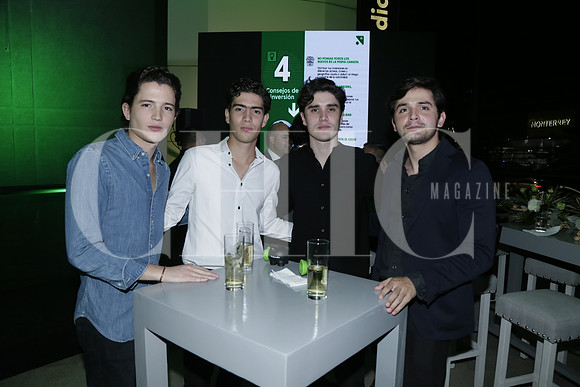 Javier Cayarga, Sergio Sada, Germán Lozano y Santiago López