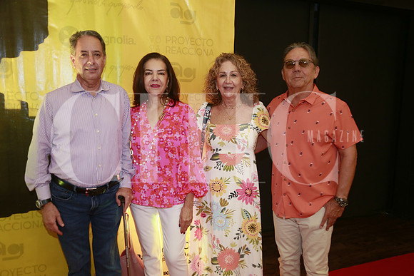 Roberto Elizondo, Adriana Monsivaiz, Guadalupe Ferrignio de Garza y Antonio Garza Zambrano