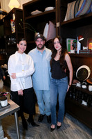 Alejandra Sarmiento, Francisco Martínez y Olivia Martínez