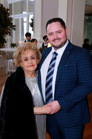 (mamá y sobrino del novio) Carmén Rodríguez de Fernández y Manuel de Jesús Fernández
