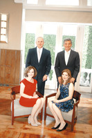 Lorena Sada de Del Valle, Carlos del Valle, Alejandra Martínez de Treviño y Luis Treviño