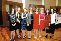 Luly Ravizé de Montaño, Diana Salinas de Coindreau, Alejandra Martínez de Treviño, Dora García de Maiz, Lorena Sada de Del Valle, Paulina Garza de Villareal, Catalina Segovia de Garza y Claudia