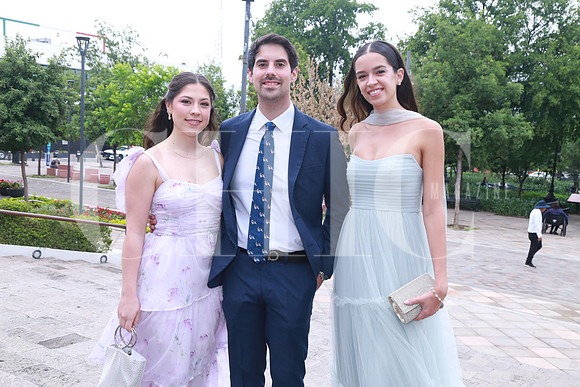 Miranda Arechabaleta, David Durán y Abril Villarreal