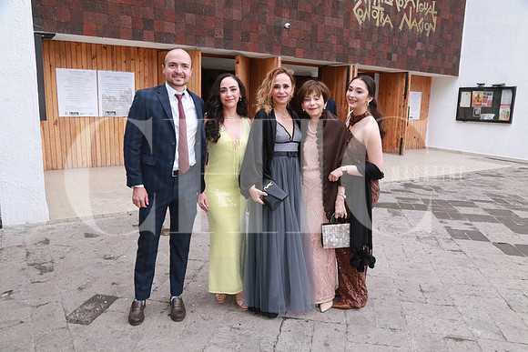 Santiago Tovar, Regina De la Garza, Moy Cantú Olga Nelida Cantú y Lucia De la Garza