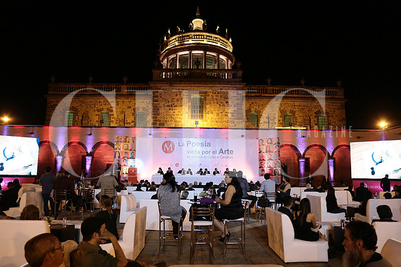 Durante el eventp en el Colegio Cultural Cabañas