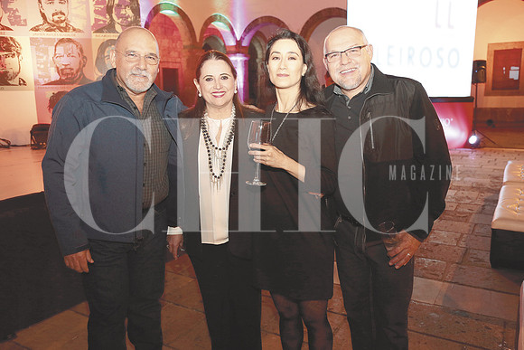 Enrique Cantú, Elvira Lozano de Todd, Avelina Lésper y Rodolfo Salazar