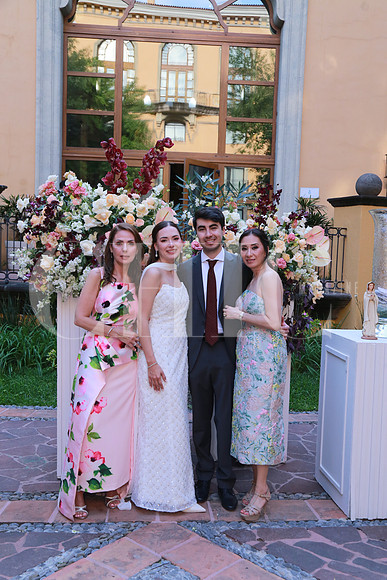 Elva Flores de Monroy, Raquel Monroy, Patricio Dávila y Mariana Castillo de Dávila (7)