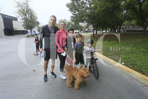 Domingo Farias, Alejandra Jiménez, Domingo Farias, Santiago Farias y Gonzálo Farias