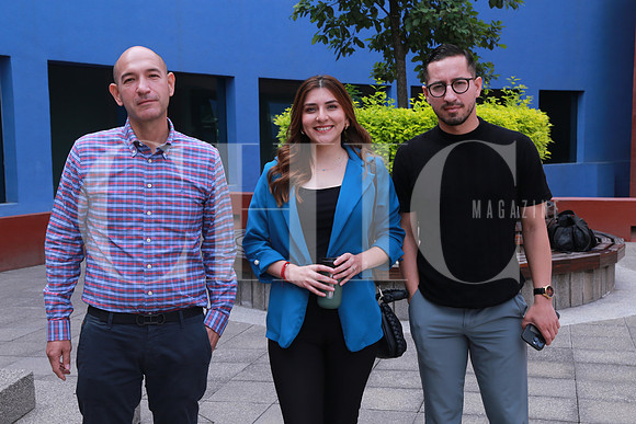 Mauricio Martínez, Bianca Romero y Jorge Coss