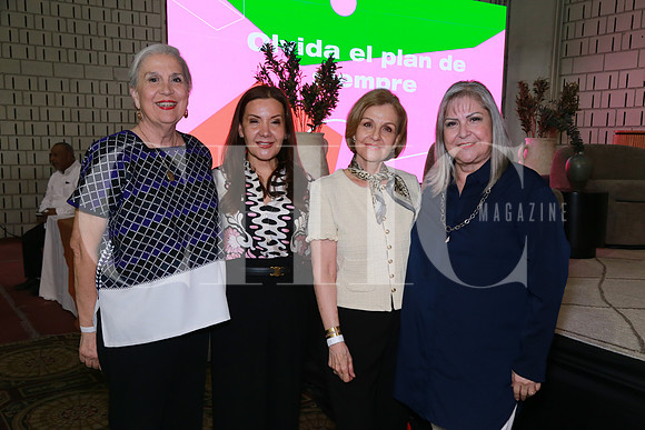 Carmén Farías, Rosy Saldaña, Mariela Coindreau y Alma Rosa Olvera
