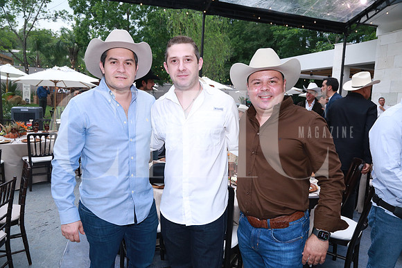 Adrián Garza, Javier Elizondo y Cheno Ortíz