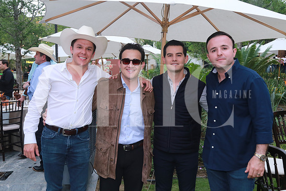 Gerardo Alejo, David Flores, Ramón Flores y Milo Segovia