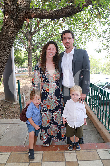 Marne Erasmus, Santiago Richardson y familia (prefirieron que no se publiquen los nombres de los niños)