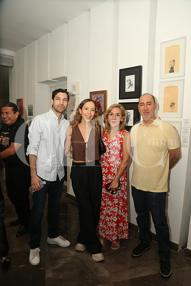 Daniel López, Rossana González, Geraldina Garza y Rolando Valle