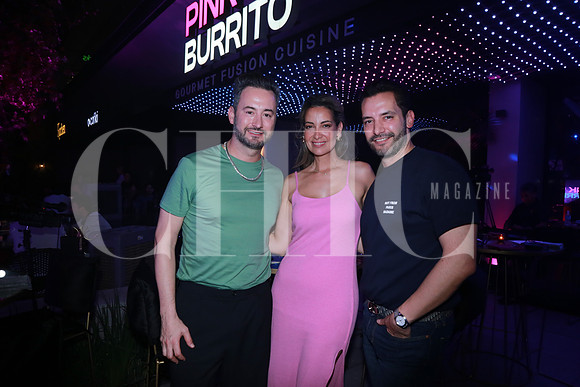Adolfo González, Priscila Treviño y Alain Garrez