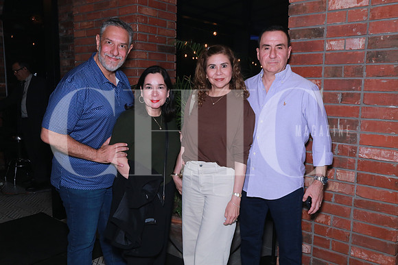 Mario Hinojosa, Gabriela De la Garza de Hinojosa, Bertha Saenz y Jorge Nuñez