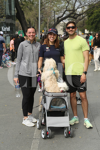 Marifer Ayala, Andrea Ruther y Fernando Ramírez