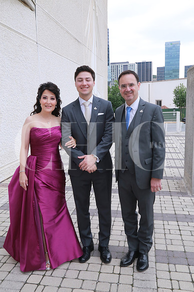 Patricia Welsh de Villarreal, Federico Villarreal y Ricardo Villarreal