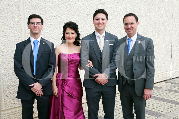 Patricio Villarreal, Patricia Welsh de Villarreal, Federico Villarreal y Ricardo Villarreal