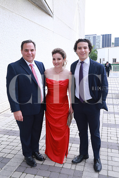 Virgilio Morales, Sandra Welsh y Maximiliano Morales Welsh