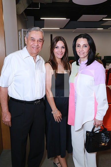 José Luis Treviño, Valeria Treviño y Ana Laura Zermeño