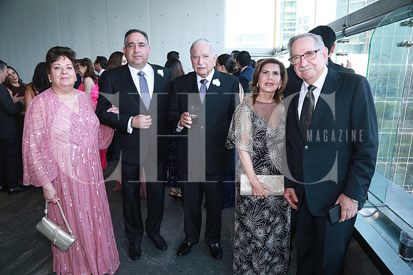 Adelina Guzmán de Ayala, (papá de la novia) Alfonso Ayala, Alfonso Ayala, Nora Nely Cantú de Ayala y Gerardo Ayala
