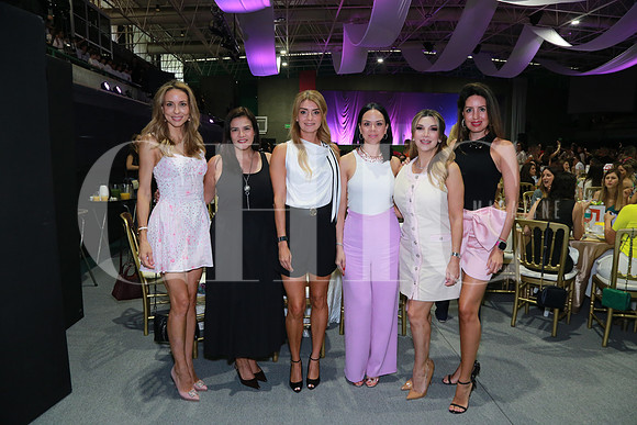 Adriana Franco de Saide, Gina González, Carmina Vela, Jessica Cedillo, Antonella Michelena y Alicia Conmpeán de Najera