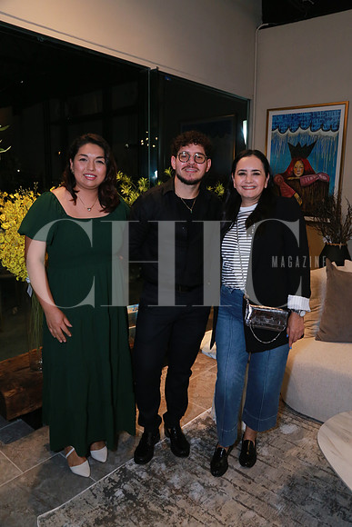 Carolina Rocha, Eliezer Dugarte y Sonia Pedroza