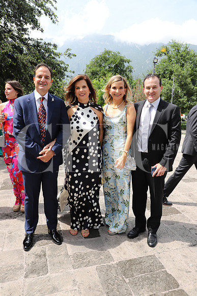 Eugenio Clariond, Gabriela Sada, María José Sada y Alberto Escamilla 1