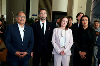 Andrés Mijes, Eudelio Garza Mercado, Maricarmen Martínez y Alejandra Morales