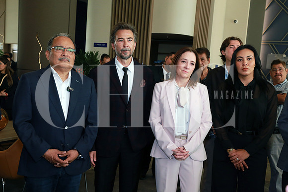 Andrés Mijes, Eudelio Garza Mercado, Maricarmen Martínez y Alejandra Morales