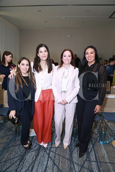 Azaida Medina, Marcela Cantú, Maricarmen Martínez y Alejandra Morales