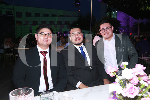 Alexis Vázquez, Ricardo Rivera y Daniel Pérez