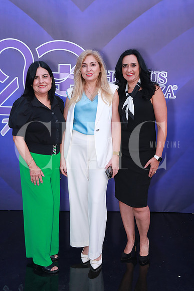 Cristina Montoya, Silvia Garza y Liliana Rodríguez