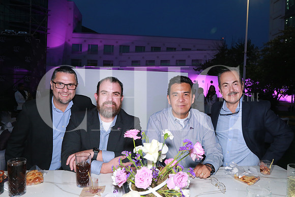 René Saenz, José Luis Elizondo, Eduardo Mendoza y Raúl Toledo