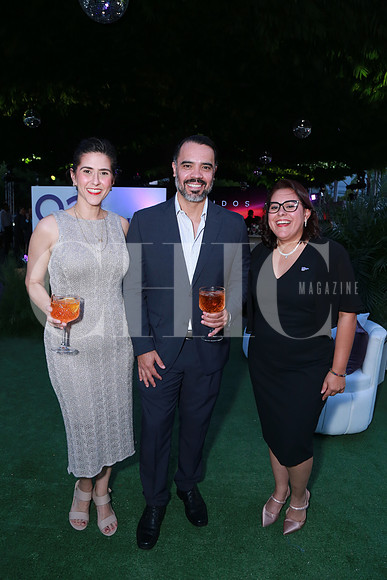 Tania Peña, Carlos Pulido y Mónica Estudillo