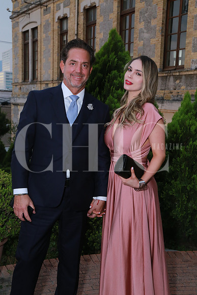 (solo el papá de la novia) José Peart y Natalia Cortés