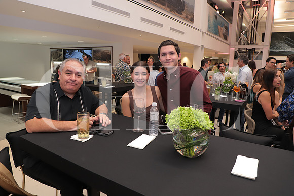 Virgilio Moreno, Rebeca Lozano y Virgilio Moreno Garza 1