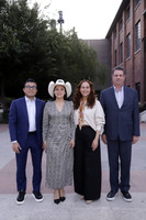Felix Arratia, Monica Oyervides, Gloria Morales y Jean Leautaud